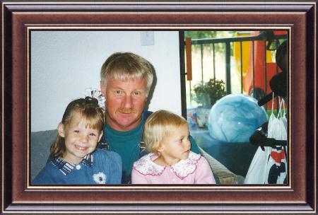 My Dad With My Daughter's Kali and Nicole