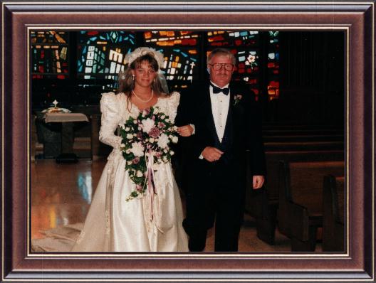 My Dad walking Me Down The Isle